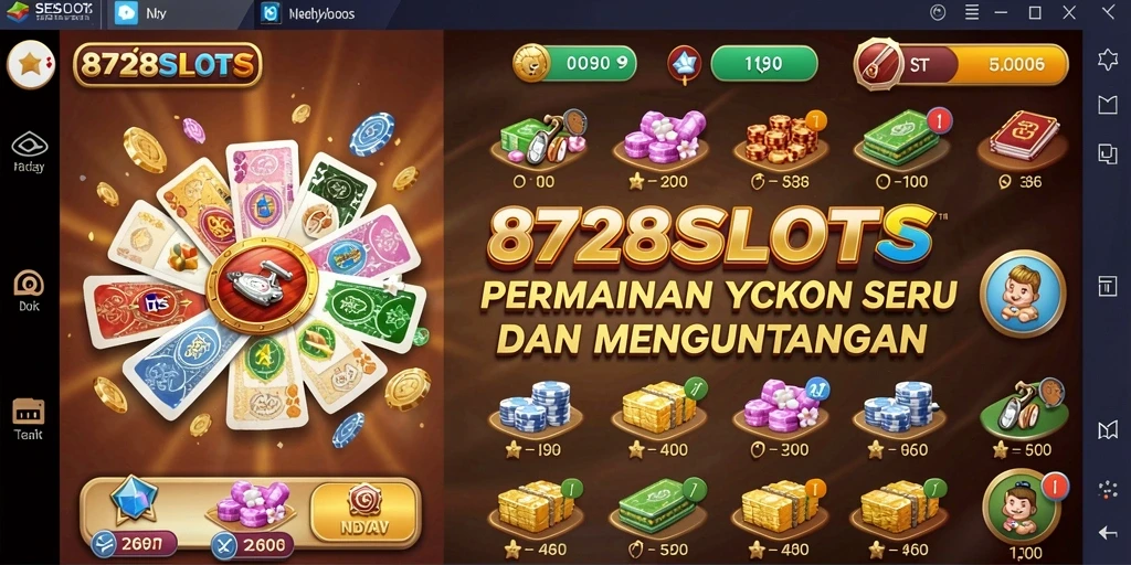 Gameplay seru di 8728SLOTS dengan berbagai pilihan mesin slot.