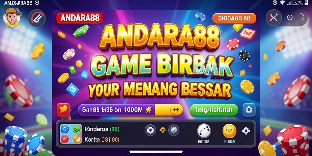 Tampilan gameplay seru di ANDARA88 dengan variasi Bingo menarik.