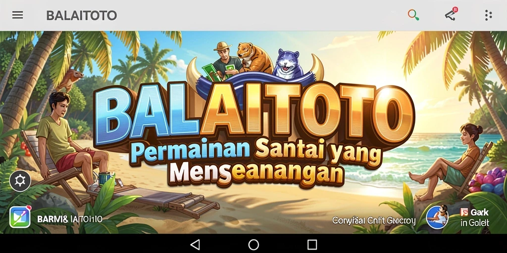 Tampilan gameplay menarik dan penuh warna dalam BALAITOTO.