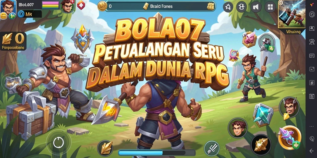 Screenshot menarik dari gameplay BOLA07 yang menunjukkan pertarungan seru.