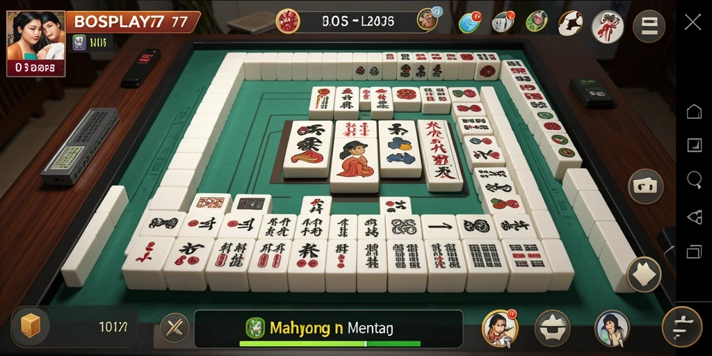 Tampilan gameplay <strong>BOSPLAY77</strong> yang menarik dan penuh warna.