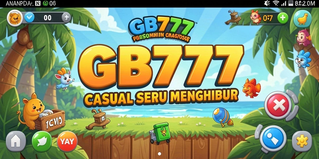 Tampilan gameplay seru di GB777 dengan karakter menarik dan level menantang.
