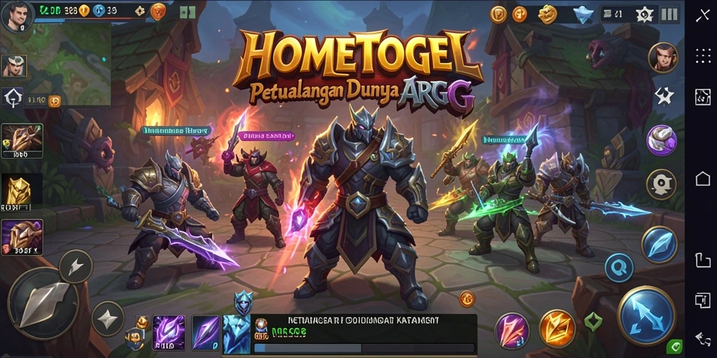 Tampilan permainan HOMETOGEL yang penuh aksi dan petualangan mendebarkan.