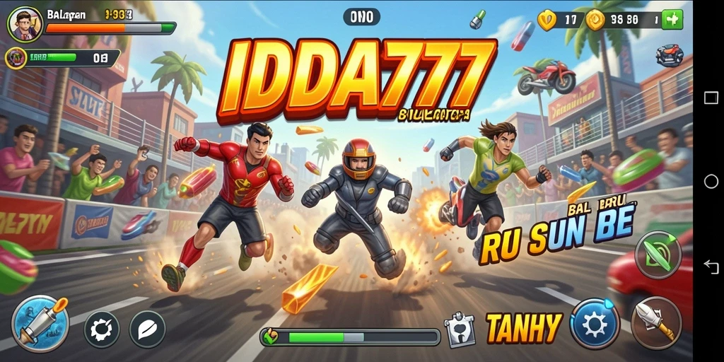 Tampilan menarik balapan seru dalam IDA777.