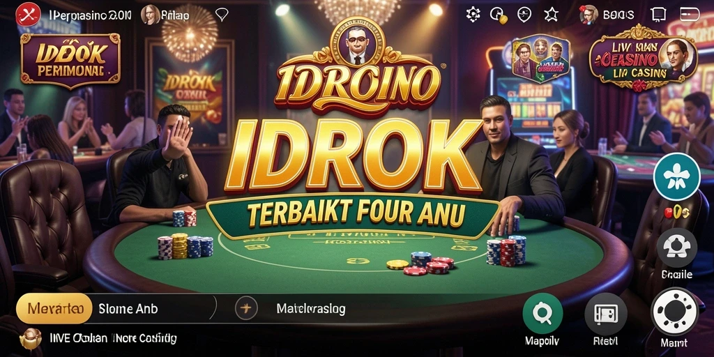 Tampilan gameplay langsung yang mendebarkan di IDROK.