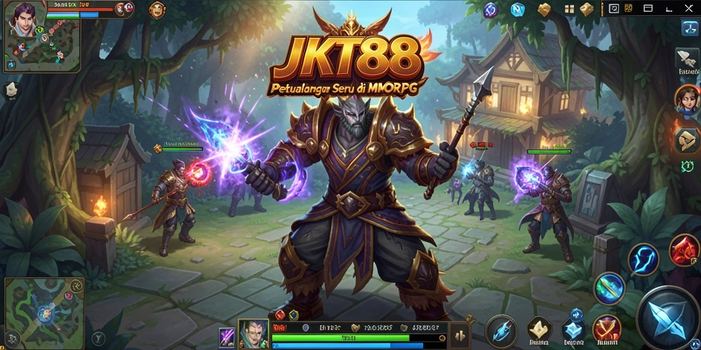 Gameplay seru JKT88 di dunia MMORPG yang luas.