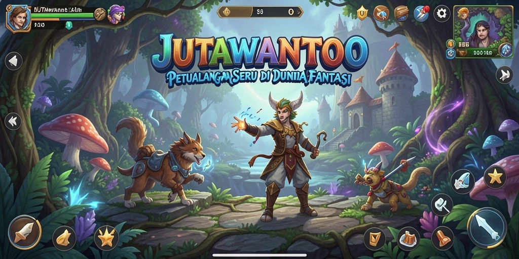 Gameplay petualangan JUTAWANTOTO yang seru dan menegangkan.