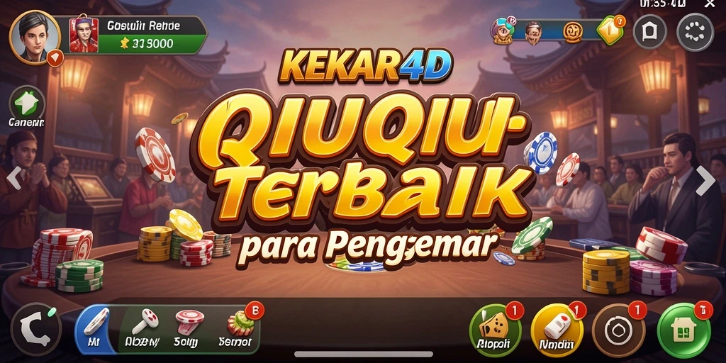 Screenshot gameplay QiuQiu dalam KEKAR4D yang seru.