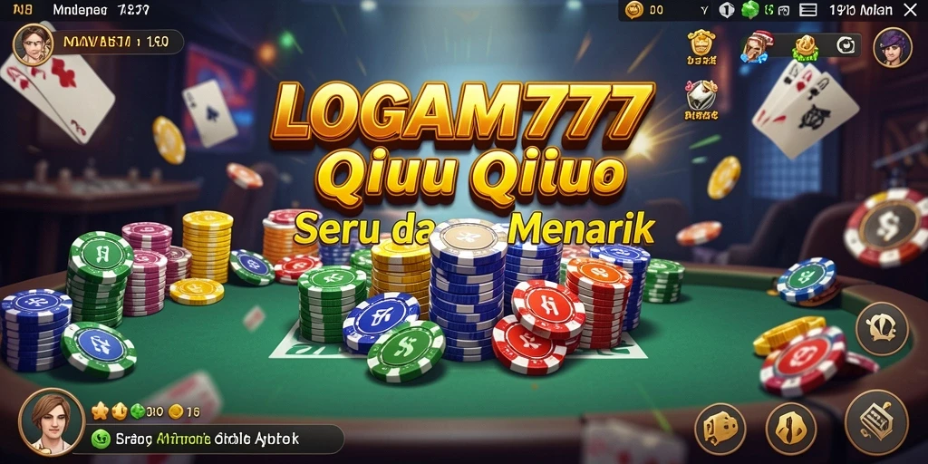 Tampilan gameplay seru permainan QiuQiu di LOGAM777.