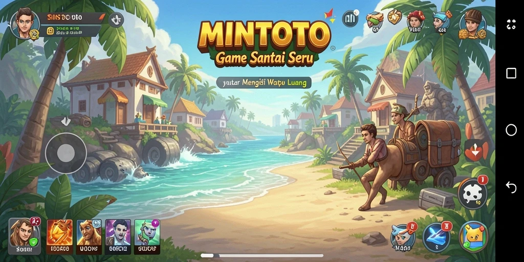 Tampilan gameplay MINTOTO yang ceria dan mengasyikkan.