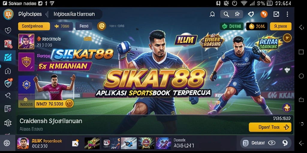Tampilan gameplay SIKAT88 dengan variasi taruhan olahraga.