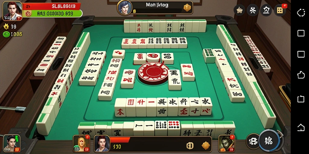 Tampilan gameplay SL888 yang seru dalam bermain Mahjong.