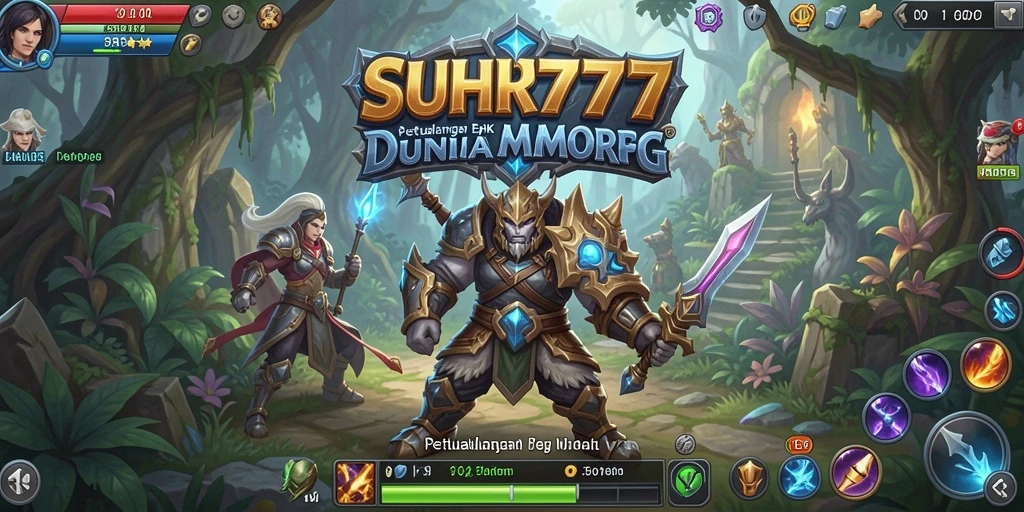 Tampilan gameplay epik SUHU777 dalam dunia MMORPG.