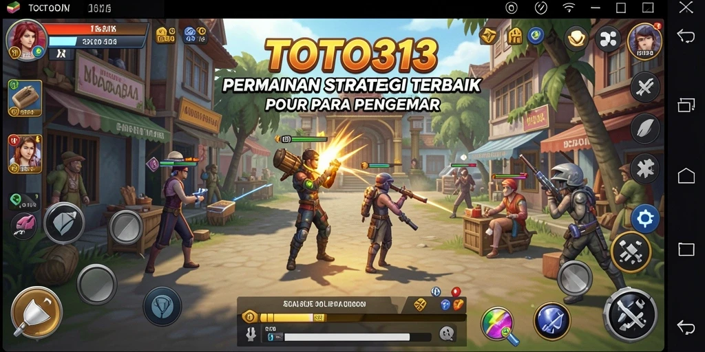 Screenshot TOTO313 menampilkan aksi pertarungan strategi yang mendebarkan.